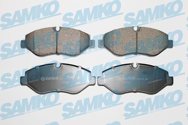 Samko 5SP1275 - Тормозные колодки, дисковые, комплект parts5.com