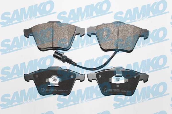 Samko 5SP1270 - Тормозные колодки, дисковые, комплект parts5.com