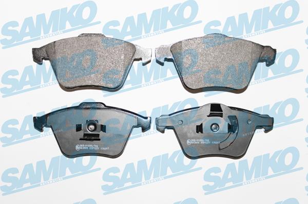 Samko 5SP1277 - Тормозные колодки, дисковые, комплект parts5.com