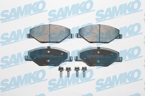 Samko 5SP1795 - Тормозные колодки, дисковые, комплект parts5.com