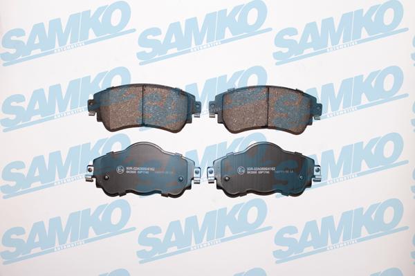 Samko 5SP1740 - Тормозные колодки, дисковые, комплект parts5.com