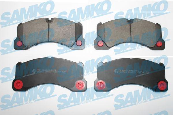 Samko 5SP1754 - Тормозные колодки, дисковые, комплект parts5.com