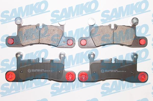 Samko 5SP1755 - Тормозные колодки, дисковые, комплект parts5.com