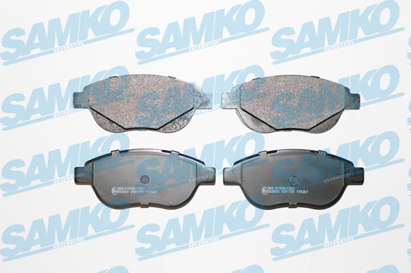 Samko 5SP1751 - Тормозные колодки, дисковые, комплект parts5.com