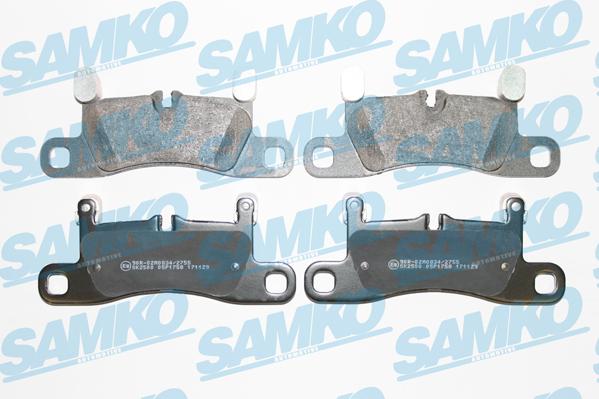 Samko 5SP1758 - Тормозные колодки, дисковые, комплект parts5.com