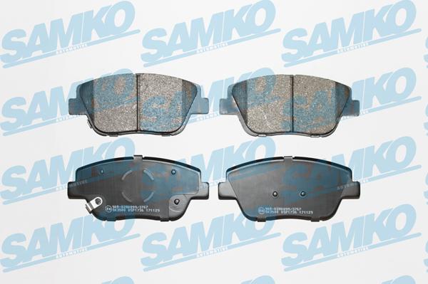 Samko 5SP1736 - Тормозные колодки, дисковые, комплект parts5.com