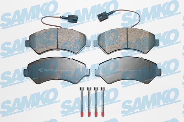 Samko 5SP1721 - Тормозные колодки, дисковые, комплект parts5.com