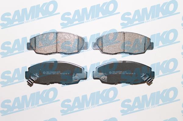 Samko 5SP1728 - Тормозные колодки, дисковые, комплект parts5.com