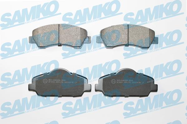 Samko 5SP1770 - Тормозные колодки, дисковые, комплект parts5.com