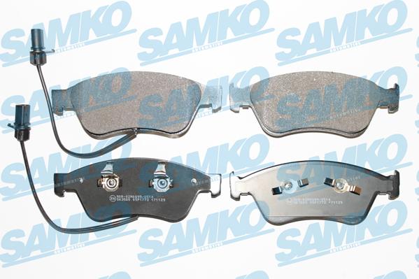 Samko 5SP1772 - Тормозные колодки, дисковые, комплект parts5.com