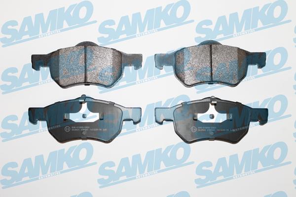 Samko 5SP841 - Тормозные колодки, дисковые, комплект parts5.com