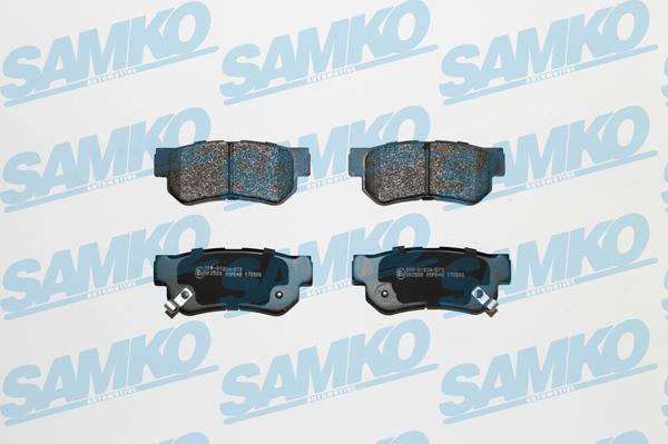 Samko 5SP848 - Тормозные колодки, дисковые, комплект parts5.com