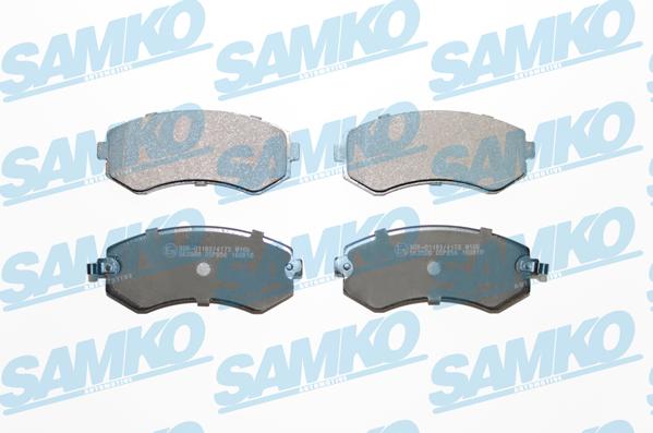 Samko 5SP856 - Тормозные колодки, дисковые, комплект parts5.com