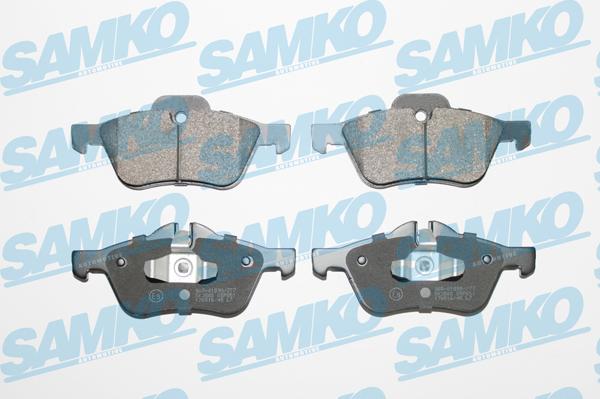 Samko 5SP851 - Тормозные колодки, дисковые, комплект parts5.com