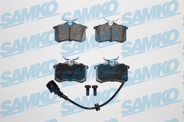 Samko 5SP853 - Brake Pad Set, disc brake parts5.com