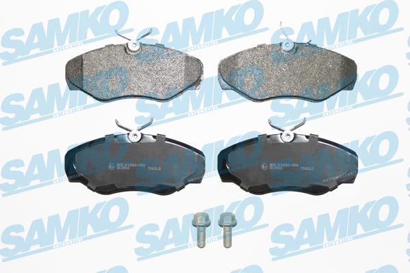 Samko 5SP869 - Тормозные колодки, дисковые, комплект parts5.com