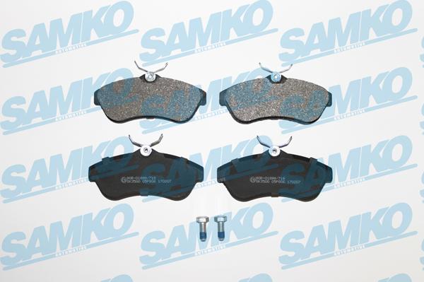 Samko 5SP806 - Тормозные колодки, дисковые, комплект parts5.com