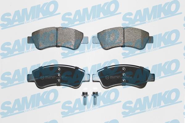 Samko 5SP802 - Тормозные колодки, дисковые, комплект parts5.com