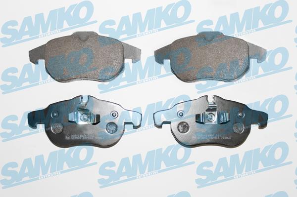 Samko 5SP814 - Тормозные колодки, дисковые, комплект parts5.com