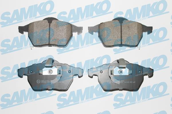 Samko 5SP812 - Тормозные колодки, дисковые, комплект parts5.com