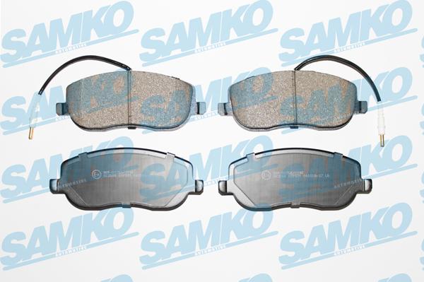 Samko 5SP831 - Тормозные колодки, дисковые, комплект parts5.com