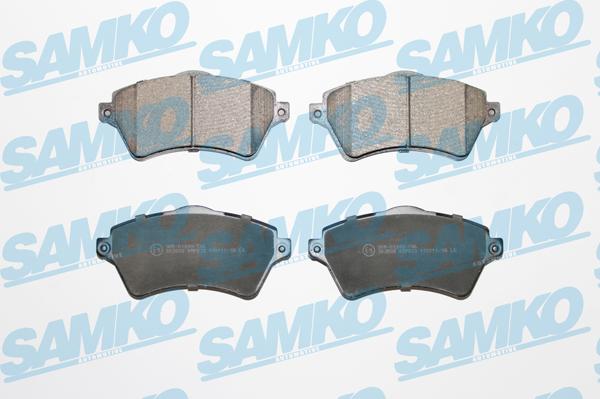 Samko 5SP833 - Тормозные колодки, дисковые, комплект parts5.com