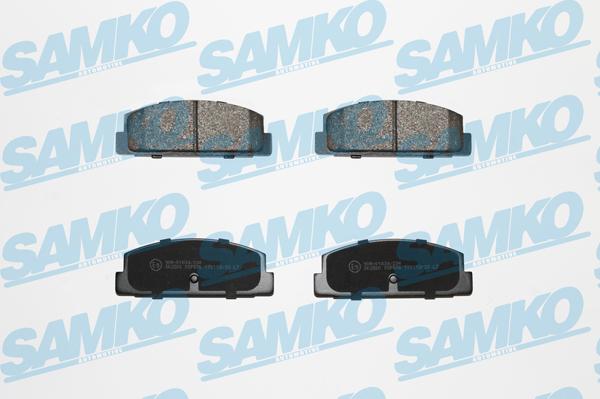 Samko 5SP876 - Тормозные колодки, дисковые, комплект parts5.com