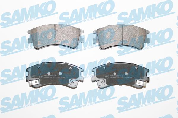 Samko 5SP878 - Тормозные колодки, дисковые, комплект parts5.com