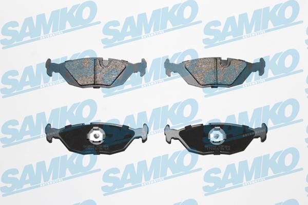 Samko 5SP306 - Тормозные колодки, дисковые, комплект parts5.com