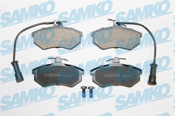 Samko 5SP300 - Тормозные колодки, дисковые, комплект parts5.com