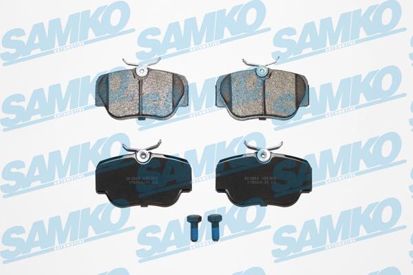 Samko 5SP302 - Тормозные колодки, дисковые, комплект parts5.com