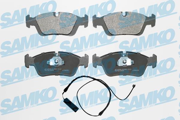 Samko 5SP331A - Тормозные колодки, дисковые, комплект parts5.com