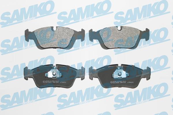 Samko 5SP331 - Тормозные колодки, дисковые, комплект parts5.com