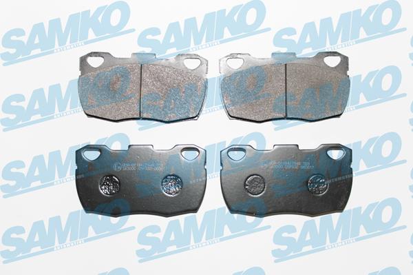 Samko 5SP332 - Тормозные колодки, дисковые, комплект parts5.com