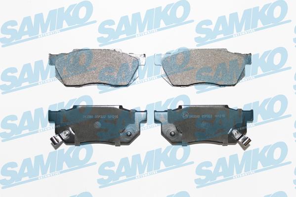 Samko 5SP322 - Тормозные колодки, дисковые, комплект parts5.com