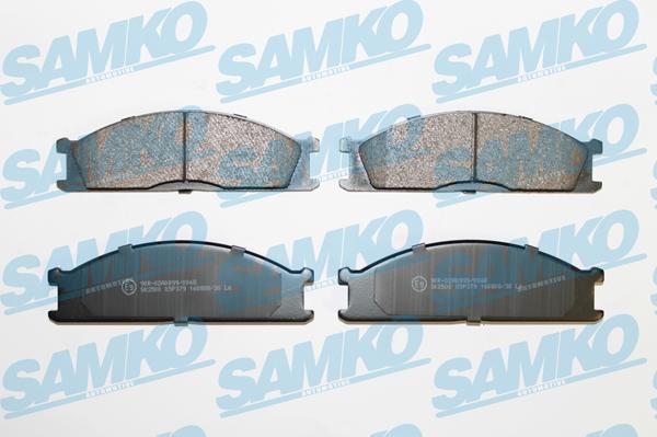 Samko 5SP379 - Тормозные колодки, дисковые, комплект parts5.com