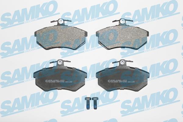 Samko 5SP299 - Тормозные колодки, дисковые, комплект parts5.com