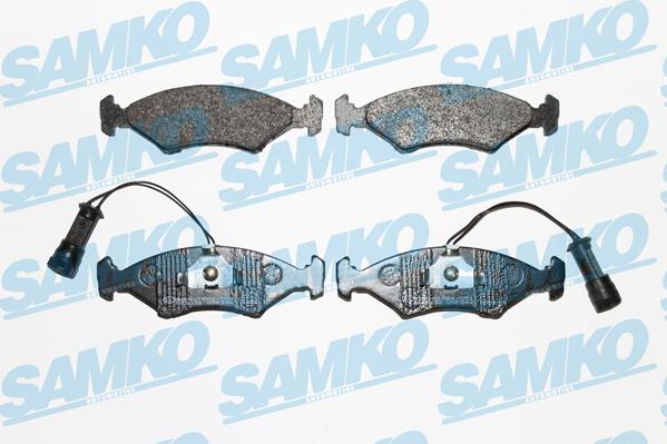 Samko 5SP242 - Тормозные колодки, дисковые, комплект parts5.com