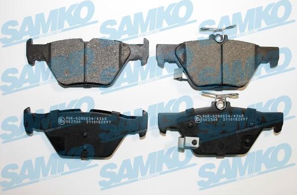 Samko 5SP2097 - Тормозные колодки, дисковые, комплект parts5.com