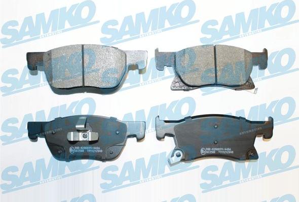 Samko 5SP2048 - Тормозные колодки, дисковые, комплект parts5.com