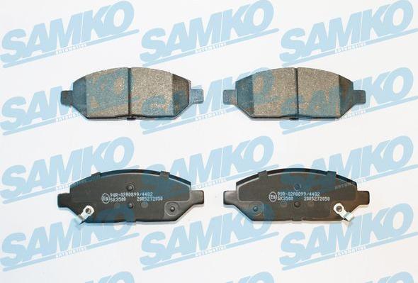 Samko 5SP2050 - Тормозные колодки, дисковые, комплект parts5.com