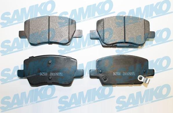 Samko 5SP2051 - Тормозные колодки, дисковые, комплект parts5.com