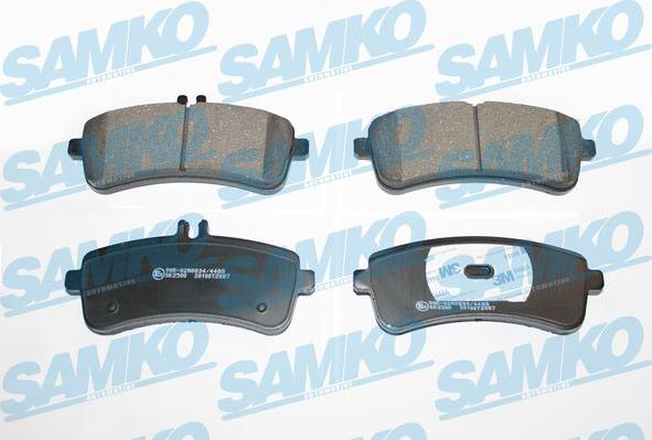 Samko 5SP2087 - Тормозные колодки, дисковые, комплект parts5.com