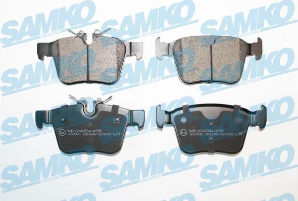 Samko 5SP2028 - Тормозные колодки, дисковые, комплект parts5.com