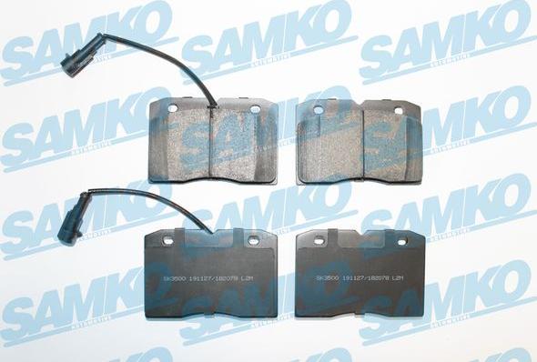Samko 5SP2078 - Тормозные колодки, дисковые, комплект parts5.com