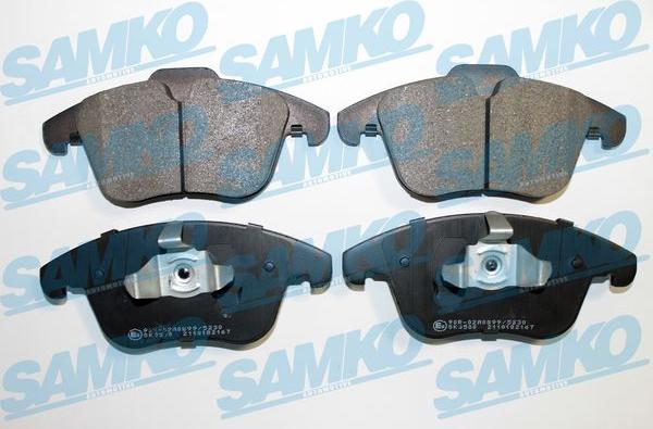 Samko 5SP2167 - Тормозные колодки, дисковые, комплект parts5.com