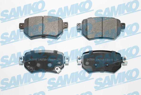 Samko 5SP2109 - Тормозные колодки, дисковые, комплект parts5.com