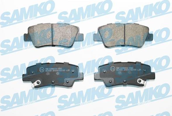 Samko 5SP2181 - Тормозные колодки, дисковые, комплект parts5.com