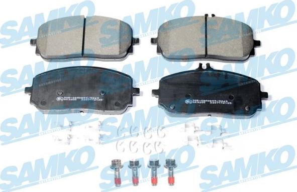 Samko 5SP2135K - Тормозные колодки, дисковые, комплект parts5.com