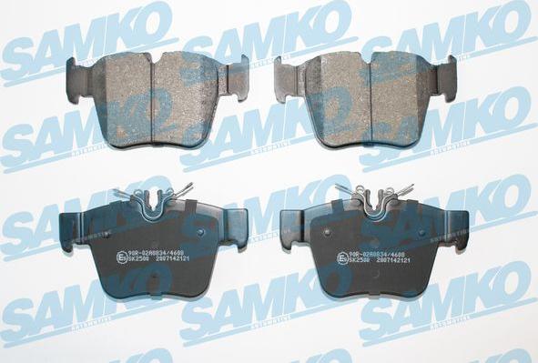 Samko 5SP2121 - Тормозные колодки, дисковые, комплект parts5.com